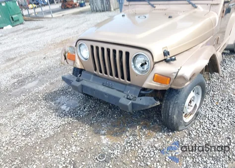 1999 Jeep Wrangler Sahara из США, поврежденный, VIN 1J4FY49S3XP407594